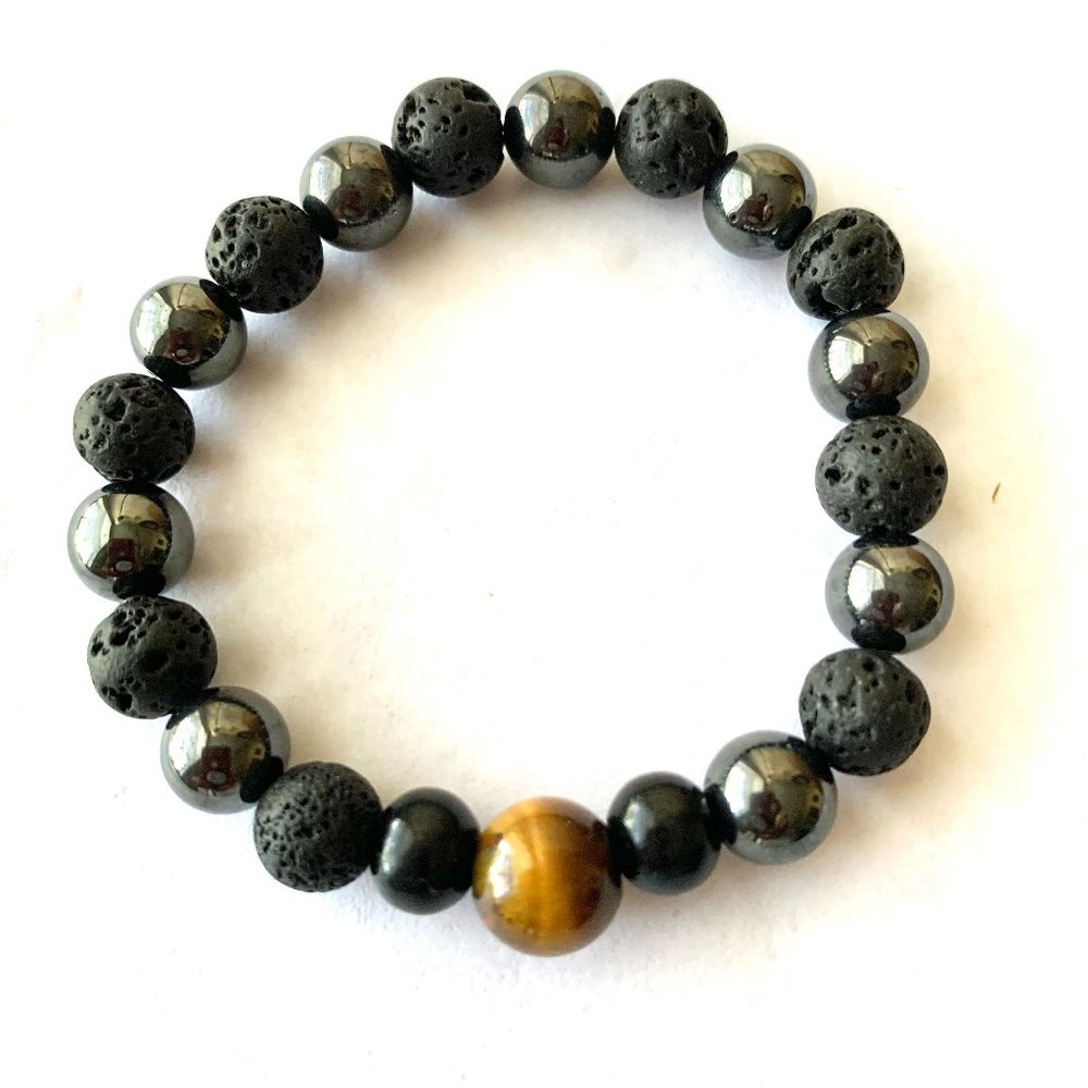 Tiger Eye & hemamtite Bracelet
